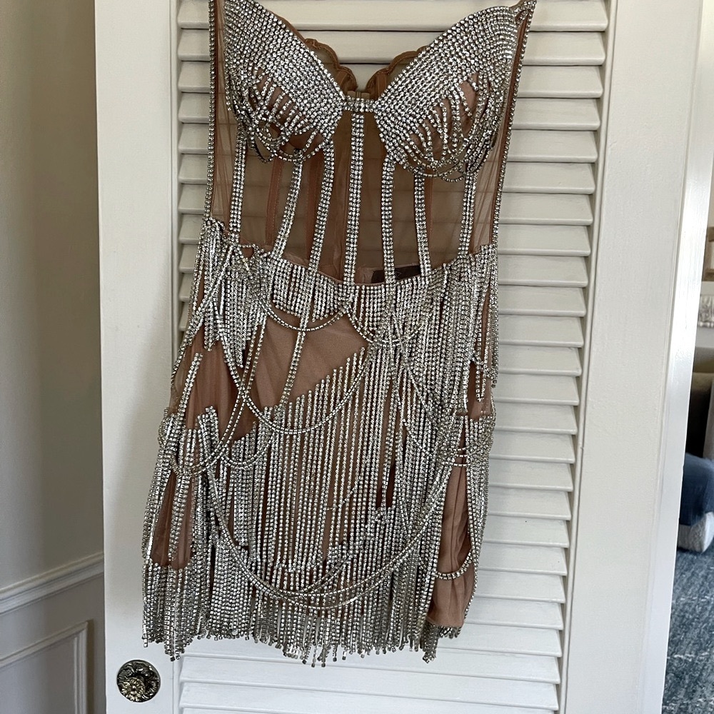 Boustier couture dress